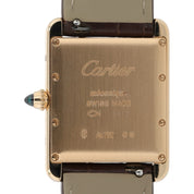 Cartier Tank Louis Cartier 18k Rose Gold Silver Dial 33x25mm Manual WGTA0011