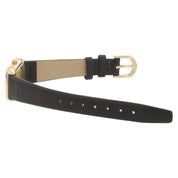 LeCoulte Reverso Black Dial 18k Yellow Gold 23mm Quartz Women’s Watch 260.1.08