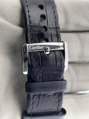 Cartier Tank Divan Steel Silver Dial 31mm Quartz Movement Womens Watch W6300255