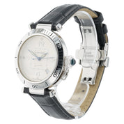 Cartier Pasha Silver Dial 18k White Gold 38mm Automatic Movement Mens Watch 2353