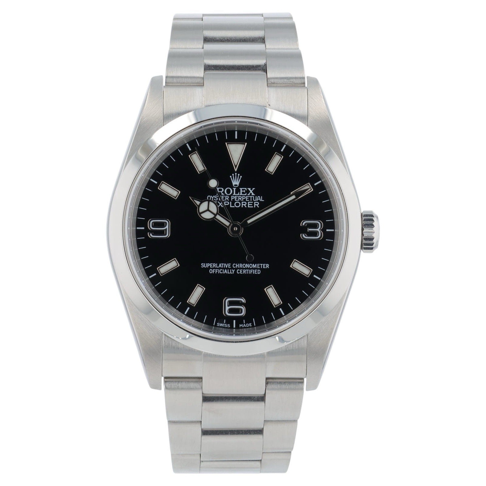 Rolex Explorer Stainless Steel Black Dial 36mm Automatic Men’s Watch 114270