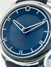 Ming Blue Stainless Steel Blue Dial 17.09