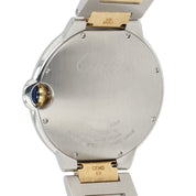 Cartier Ballon Blue Silver Dial 18k Yellow Gold & Steel 42mm Automatic W69009Z3