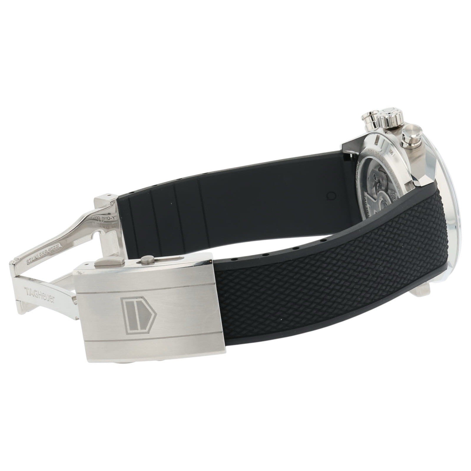 Tag Heuer Carrera Stainless Steel Black Dial 42mm Automatic Mens Watch CBS2014