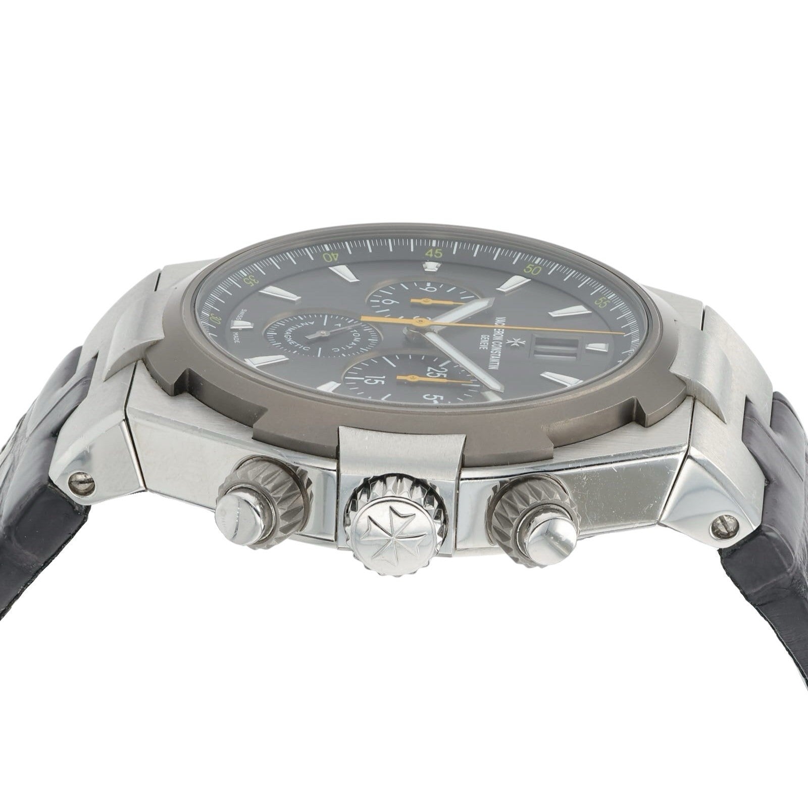 Vacheron Constantin Overseas Grey Dial Steel 42mm Automatic Mens Watch 49150