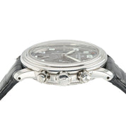 Blancpain Leman Fly-Back Chronograph Black Dial Steel 38mm Automatic Watch 2185F