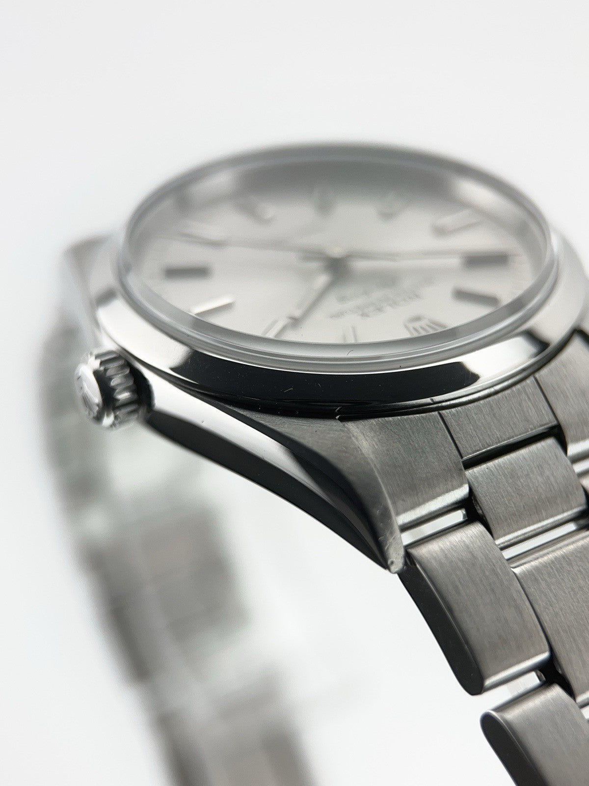 Rolex Air King Stainless Steel Silver Dial 34mm Automatic Men’s Watch 14000M