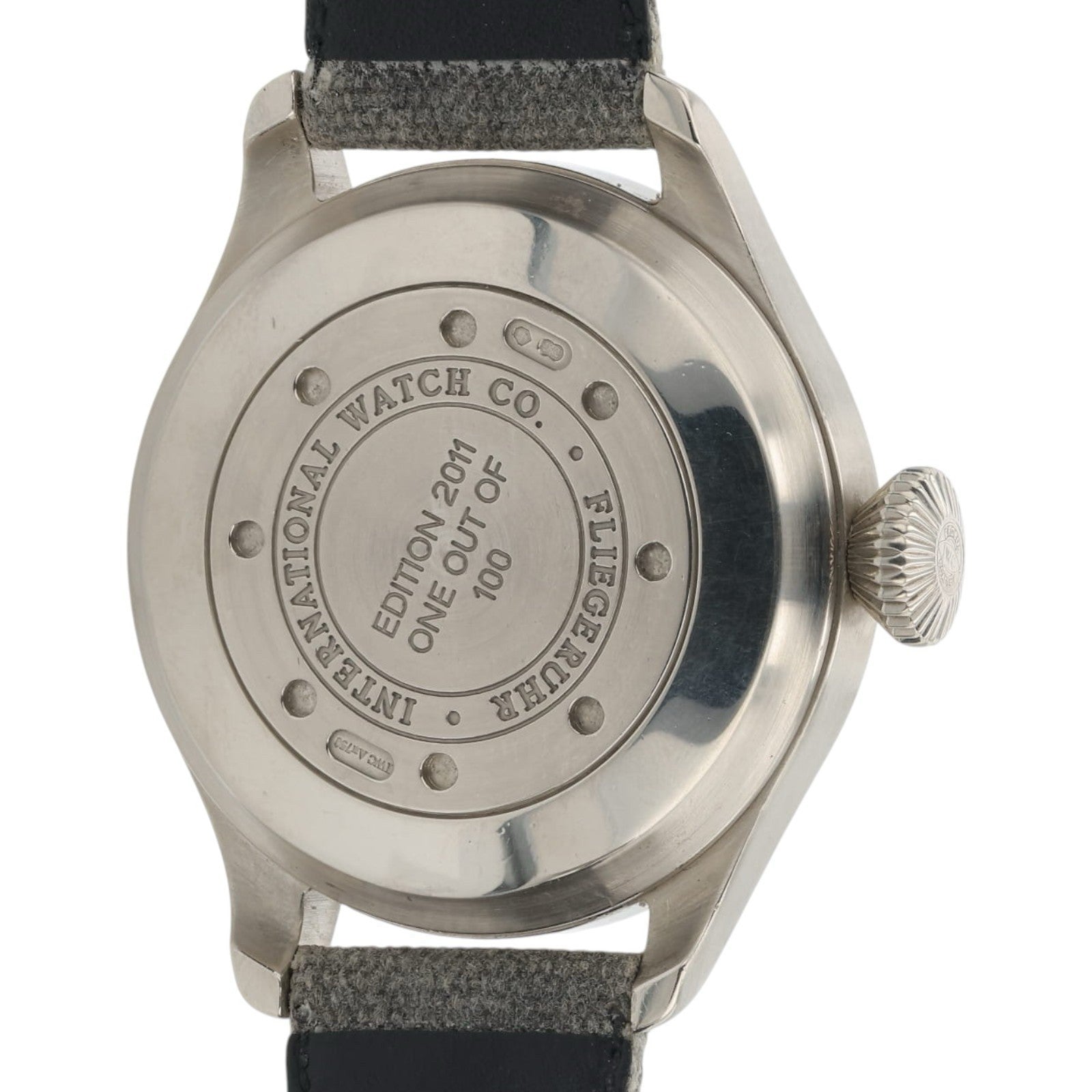 IWC Big Pilot 18k White Gold Silver Dial 46mm Automatic Men’s Watch IW500430