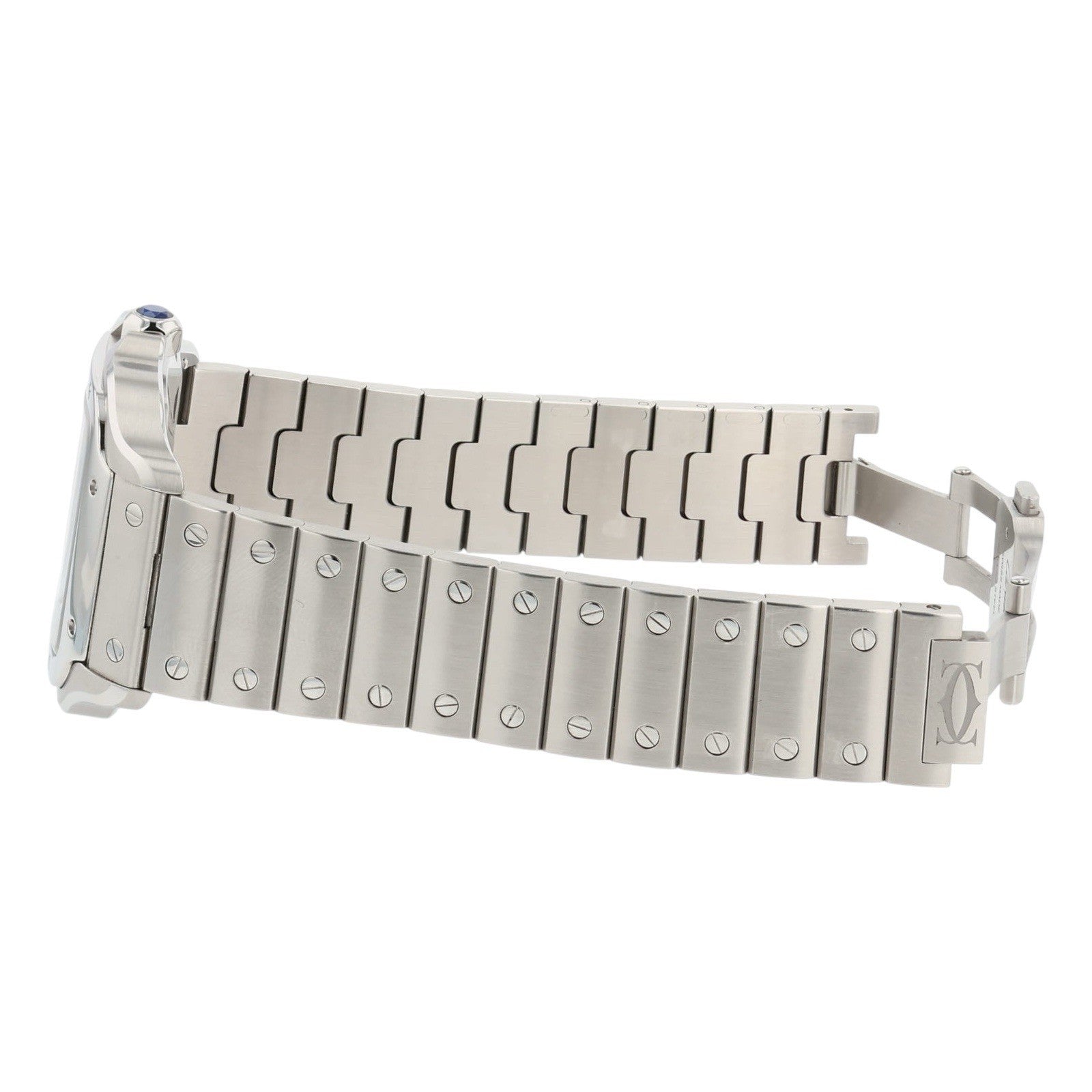 Cartier Santos Stainless Steel Silver Dial 39mm Automatic Men's Watch WSSA0018