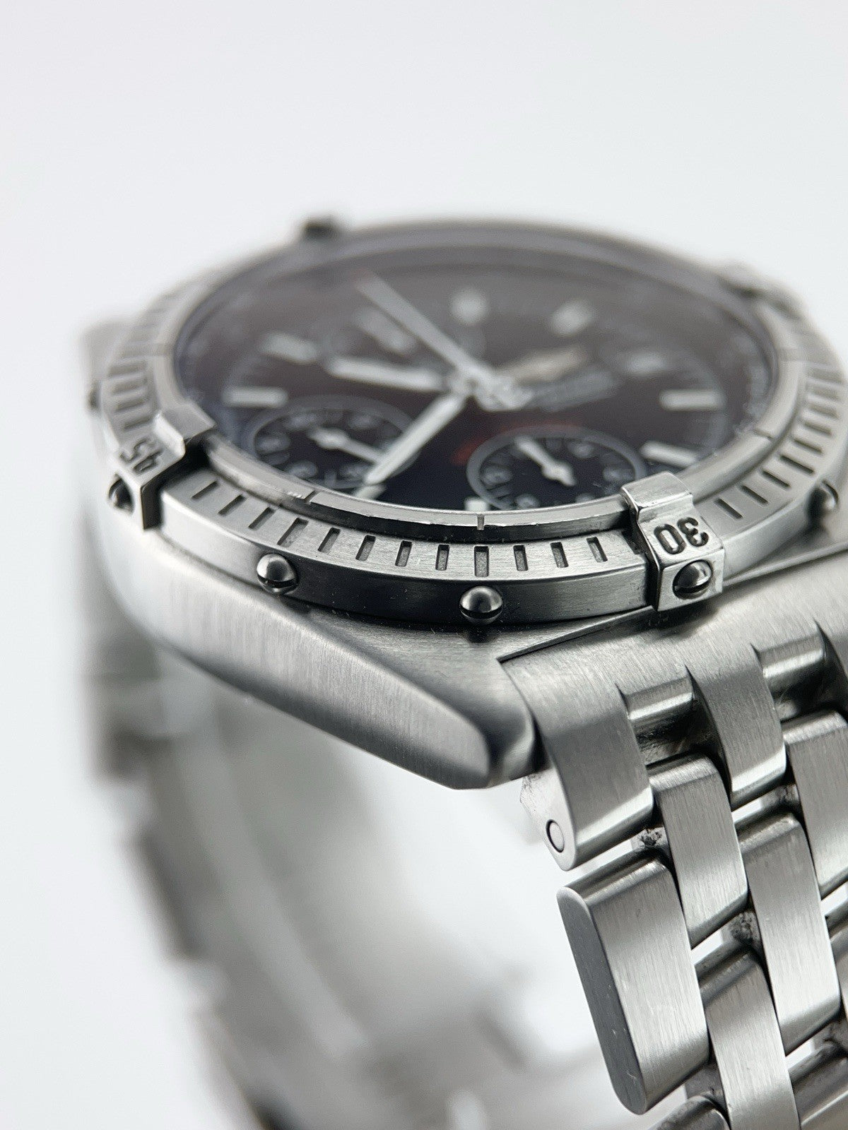 Breitling Blackbird Stainless Steel Black Dial 39mm Automatic Mens Watch A13350
