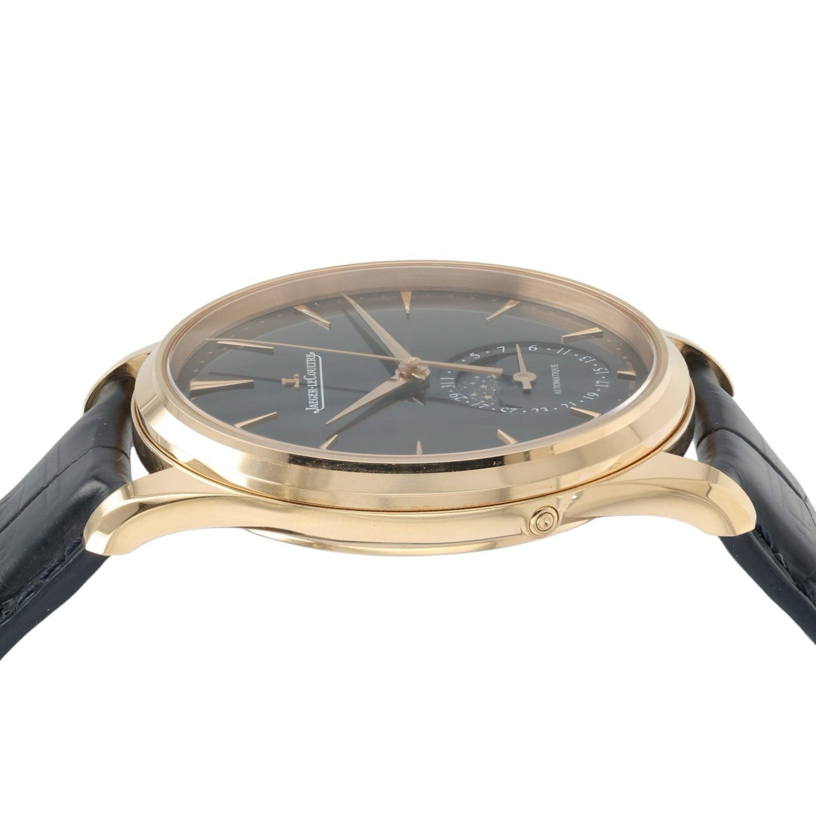 JLC Master Ultra-Thin Moon Blue Dial 18k Rose Gold 39mm Automatic Men’s Q1362580