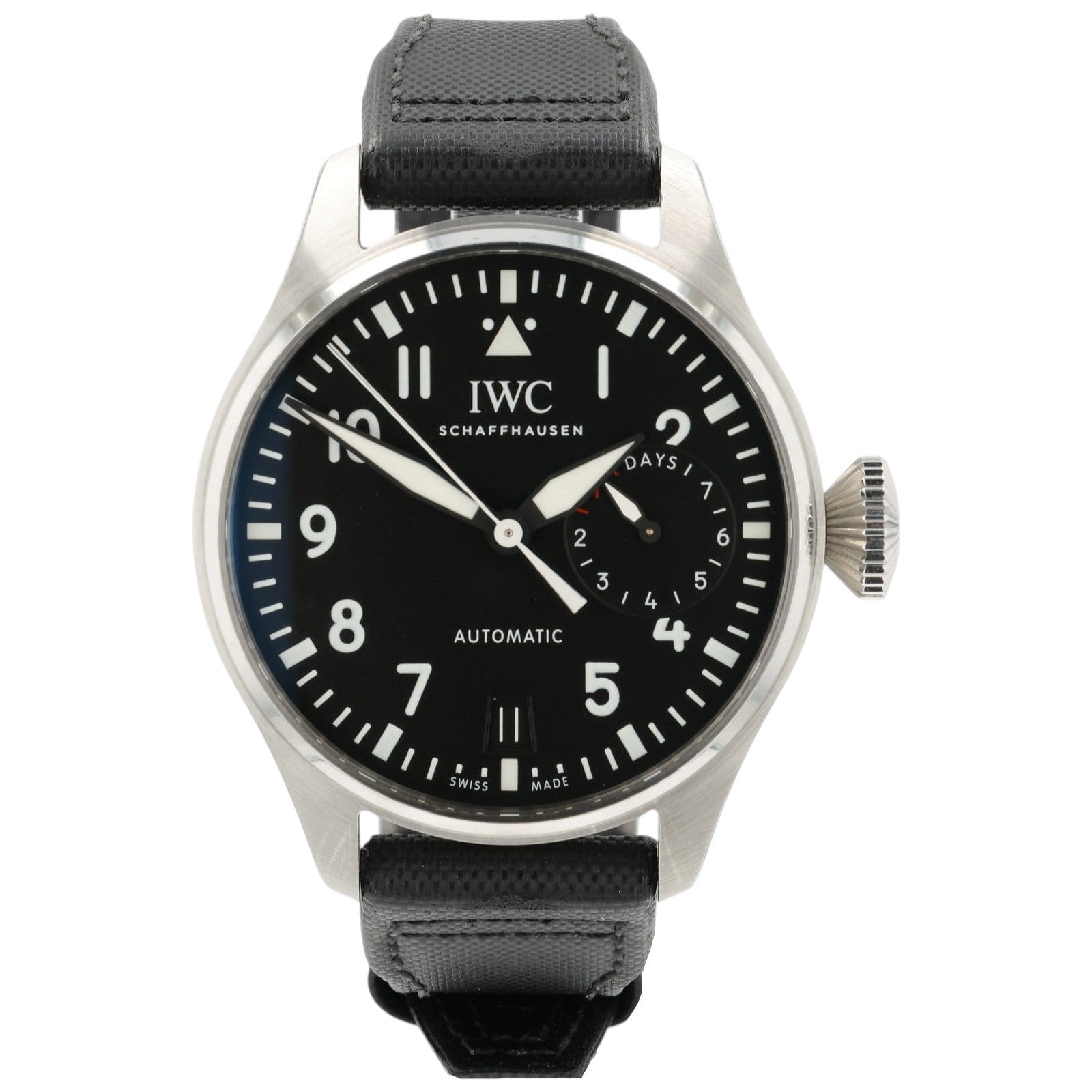 IWC Big Pilot Black Dial Stainless Steel 46mm Automatic Mens Watch IW501001