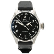 IWC Big Pilot Black Dial Stainless Steel 46mm Automatic Mens Watch IW501001