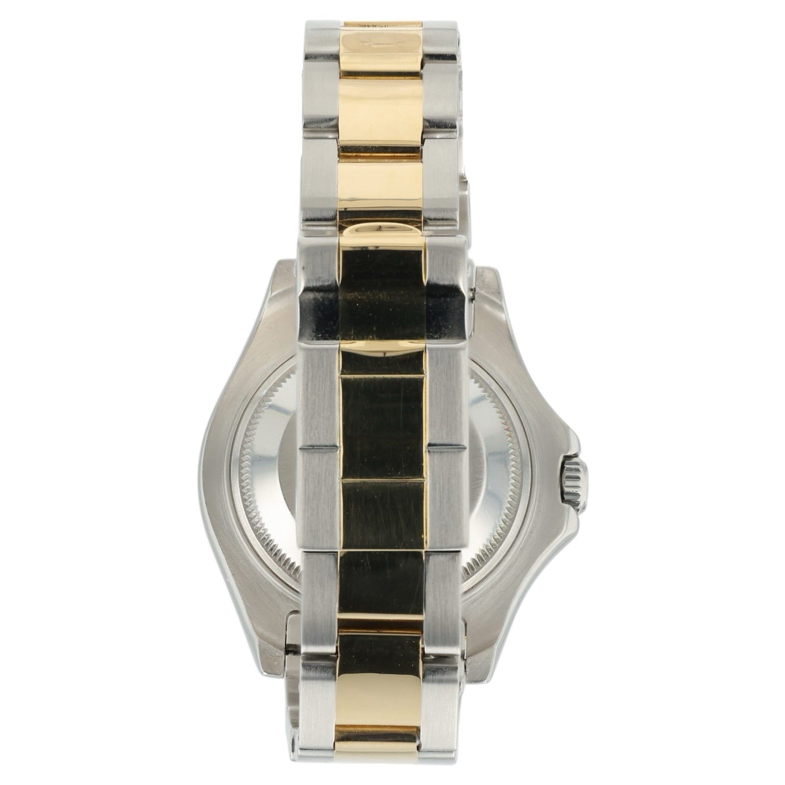 Rolex Yachtmaster White Dial Gold & Steel 35mm Automatic Unisex Watch 68623