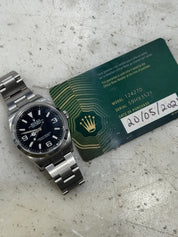 2021 Rolex Explorer Steel Black 36mm Automatic Men’s Watch 124270 - W/ Papers