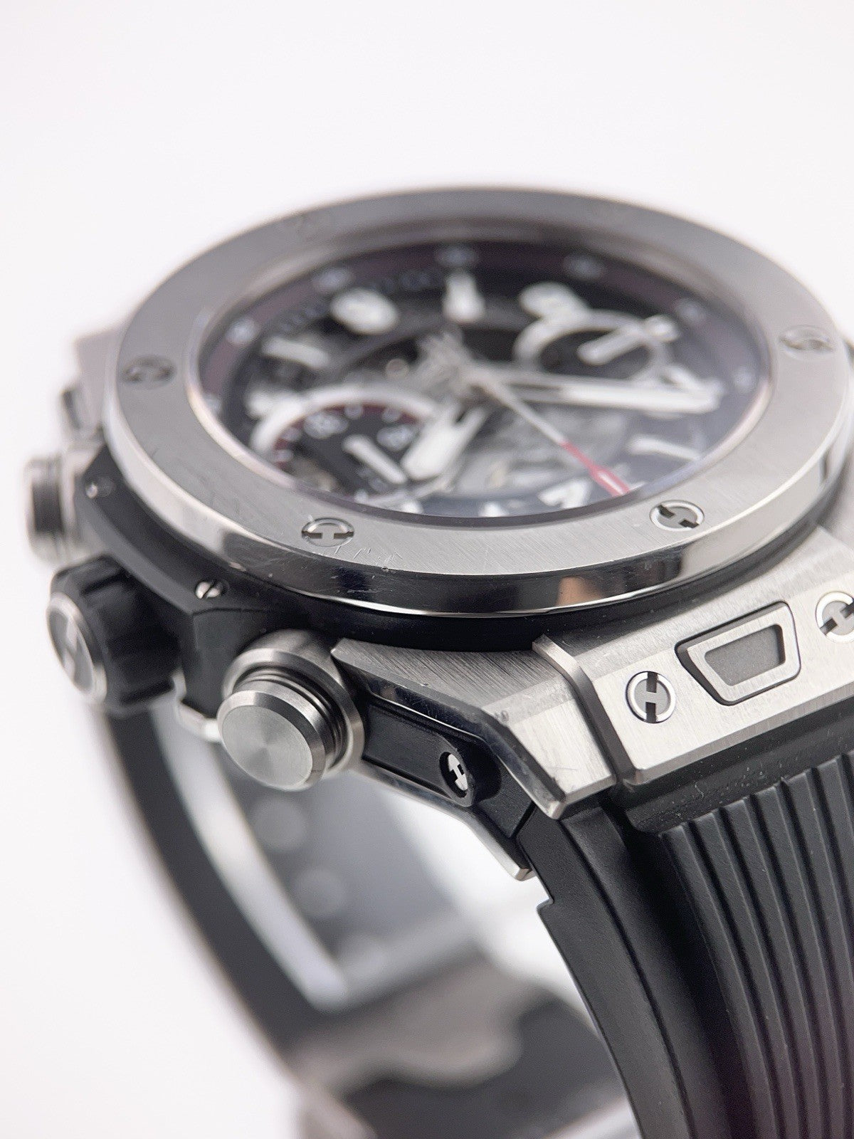 Hublot Big Bang Unico Titanium Skeleton Dial 45mm Automatic Mens 411.NX.1170.RX