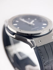 Hublot Classic Fusion Titanium Blue Dial 45mm Men's Watch 511.NS.7170.LR
