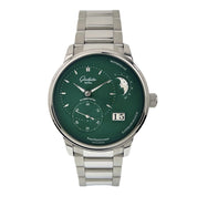 Glashutte Original PanoMaticLunar Steel Green Dial 40mm Auto 1-90-02-13-32-70