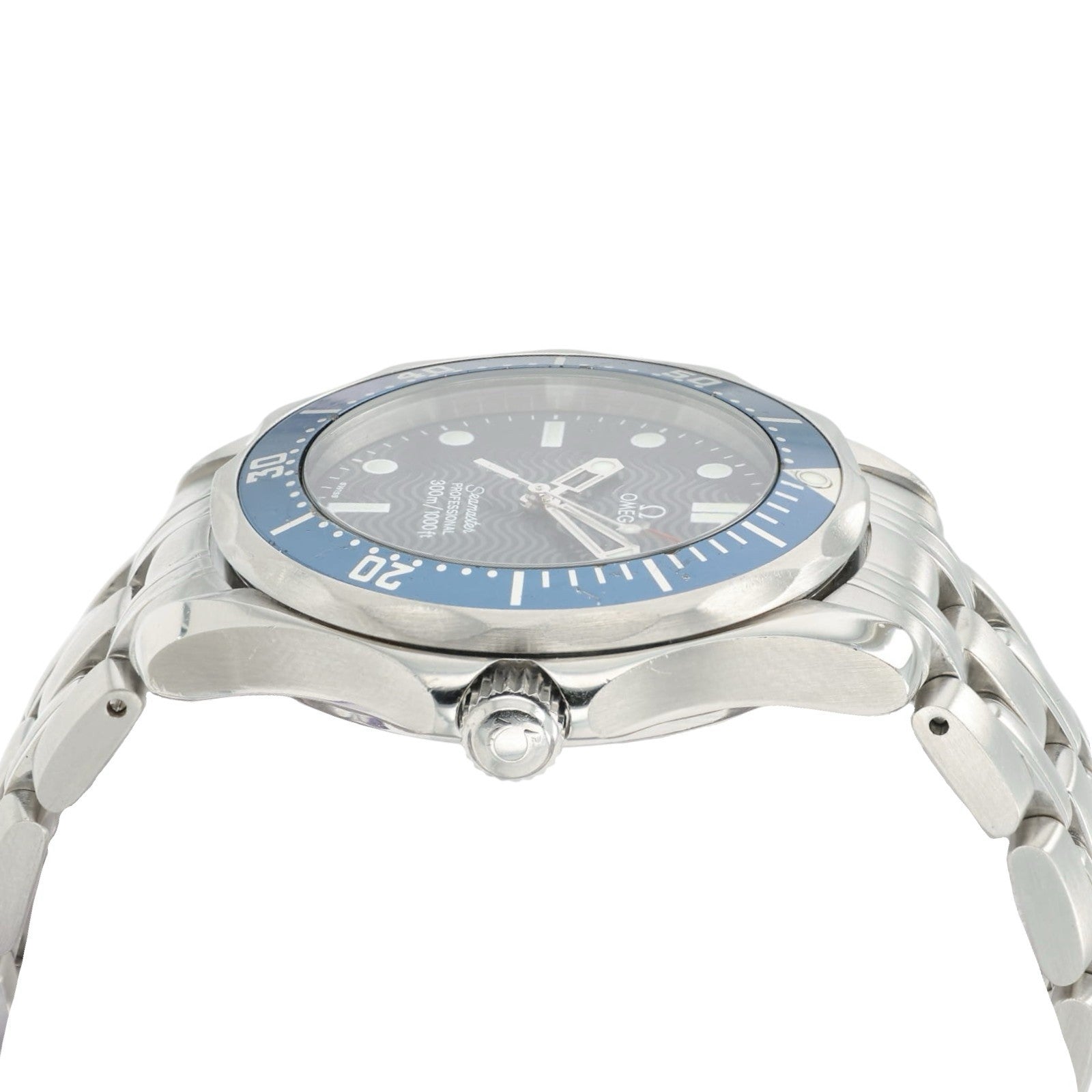 Omega Seamaster Blue Dial Stainless Steel 36mm Quartz Movement Mens 2562.80