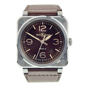 Bell & Ross Stainless Steel Brown Dial 41mm Automatic Men's Watch BR03 - B/P