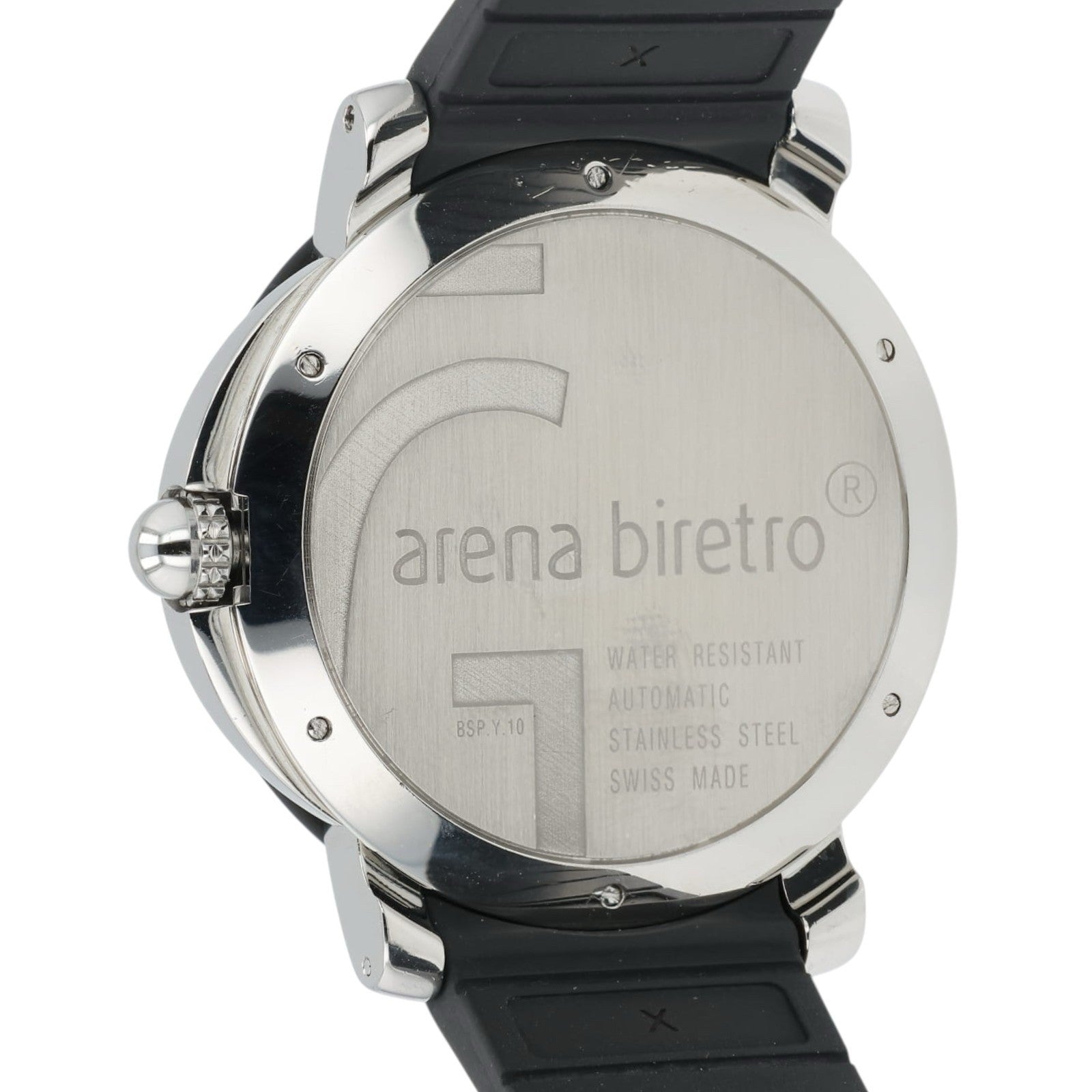 Gerald Genta Arena Bi-Retro Red & Yellow Dial Steel 45mm Automatic Mens BSP.Y.10