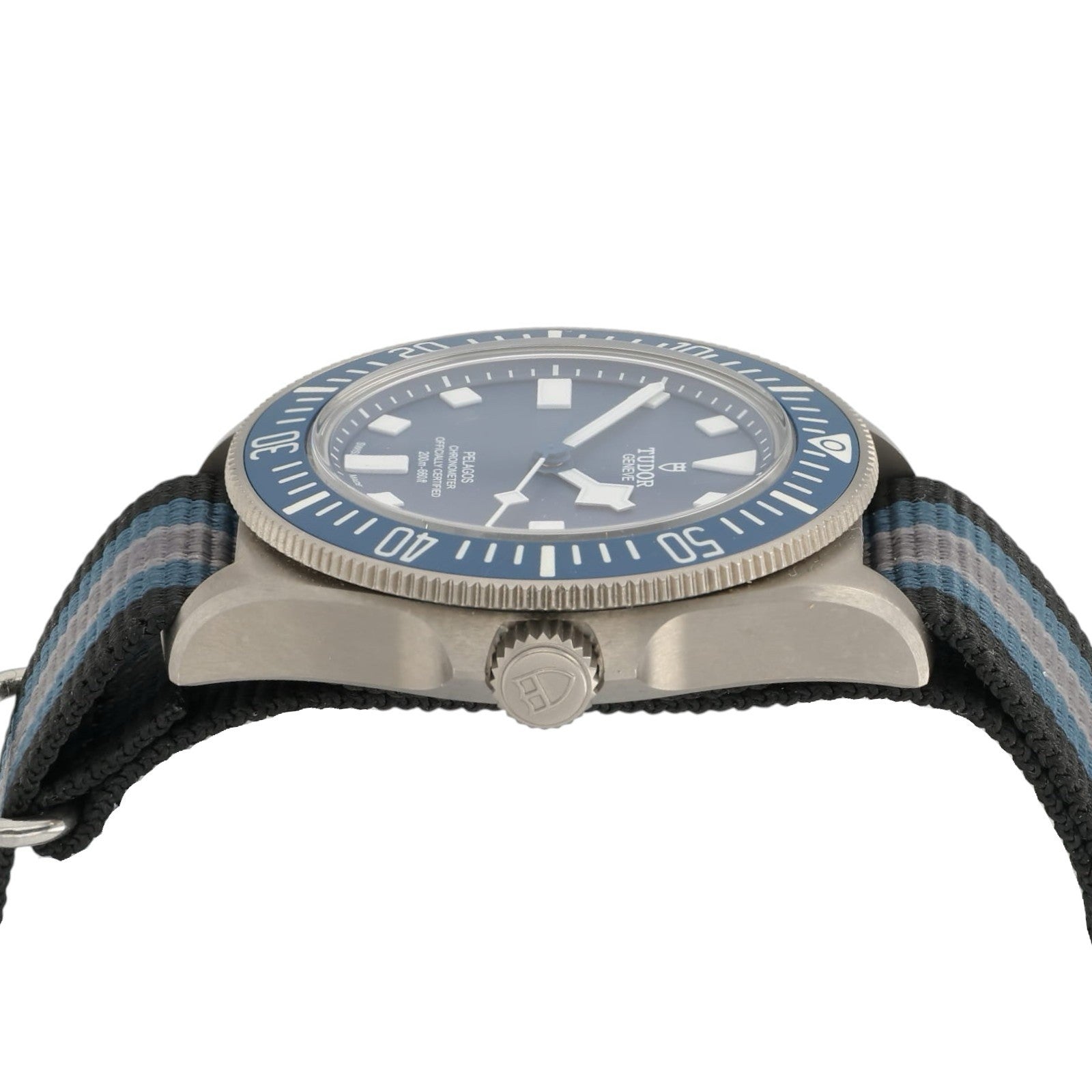 Tudor Pelagos FXD Blue Dial Titanium 42mm Automatic Movement Mens Watch 25707B