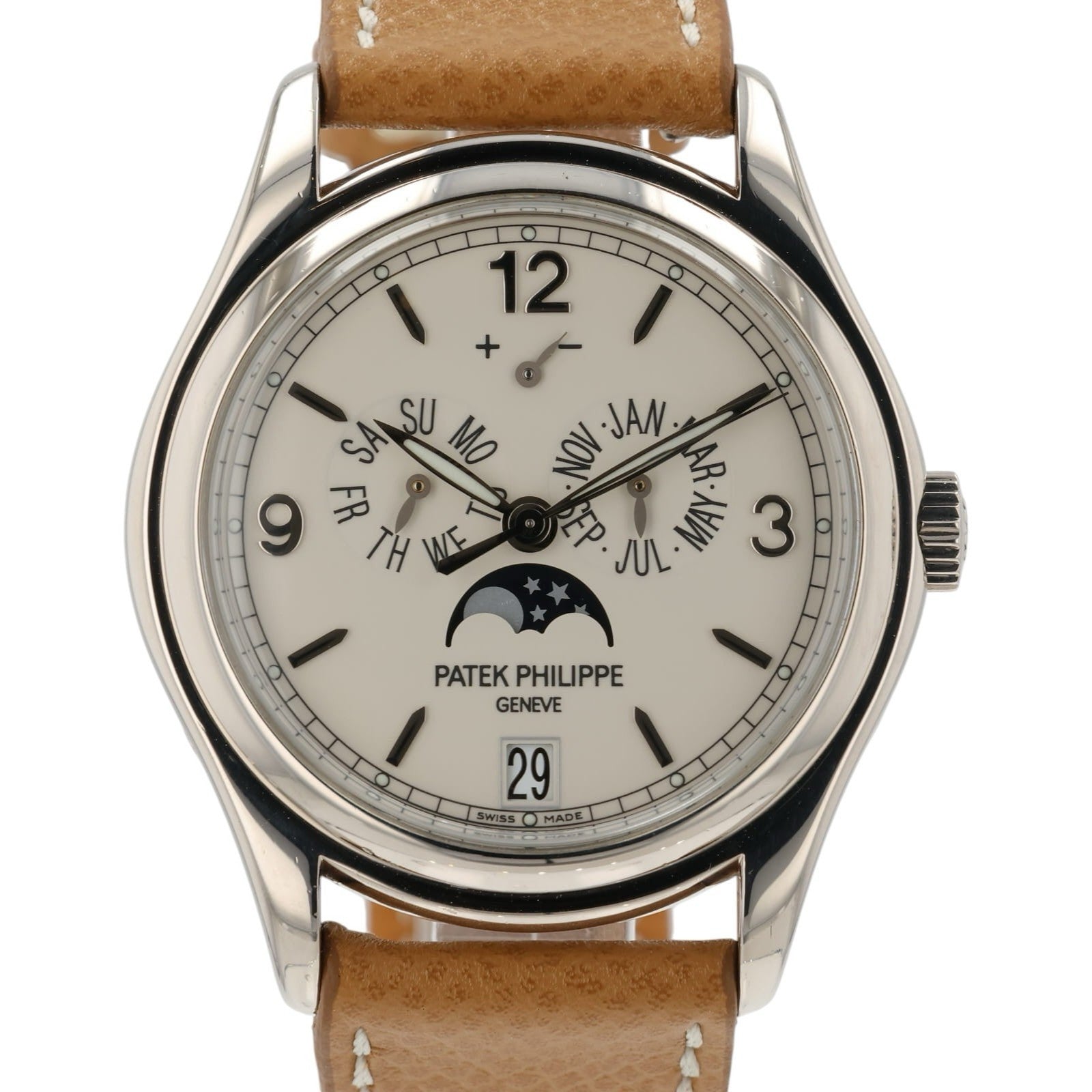 Patek Philippe Complications Annual Calendar Moon Phases Auto 39m Watch 5146G
