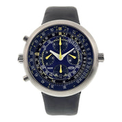 Ikepod Megapod Stainless Steel Blue Dial 46mm Automatic Men’s Watch