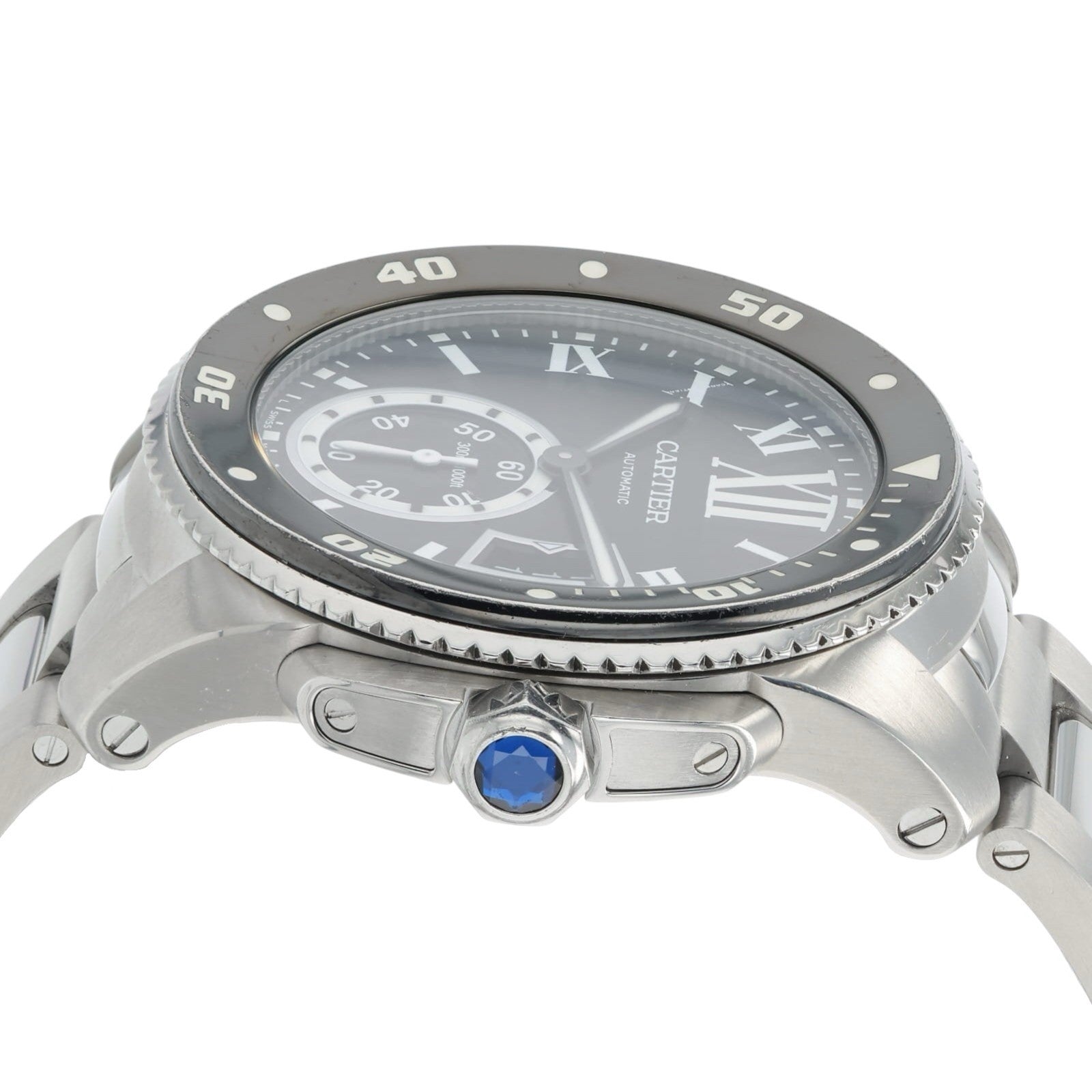 Cartier Calibre De Cartier Black Dial Stainless Steel 42mm Automatic Men’s 3729