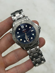 Omega Seamaster "Beijing 2022" Automatic Chronometer Blue Dial Mens Watch