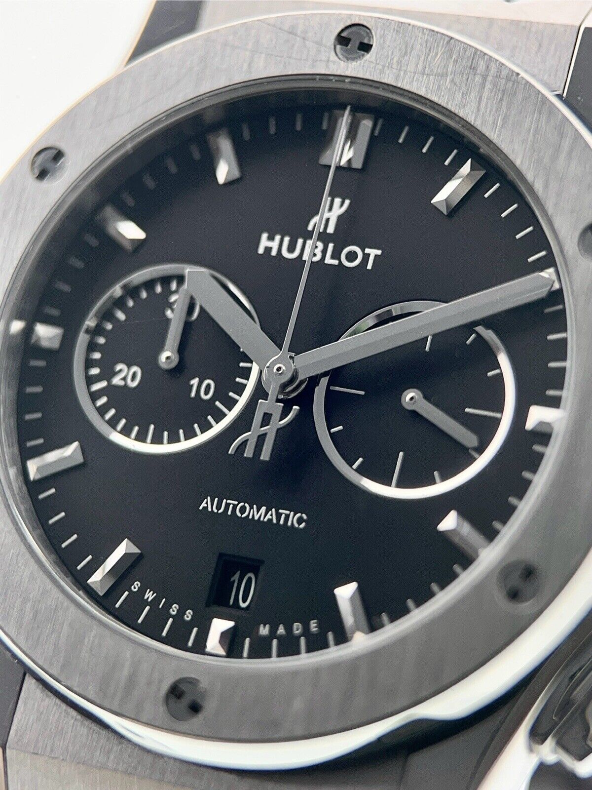 Hublot Classic Fusion Chronograph Titanium Black Dial 41mm Automatic Men's Watch