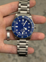 Tudor Pelagos Date Blue Dial Titanium Automatic Mens Watch 25600TB - Watch Only