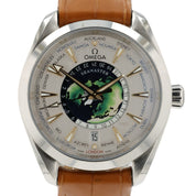 Omega Seamaster Worldtimer Gray Dial Platinum 43mm Automatic 220.93.43.22.99.001
