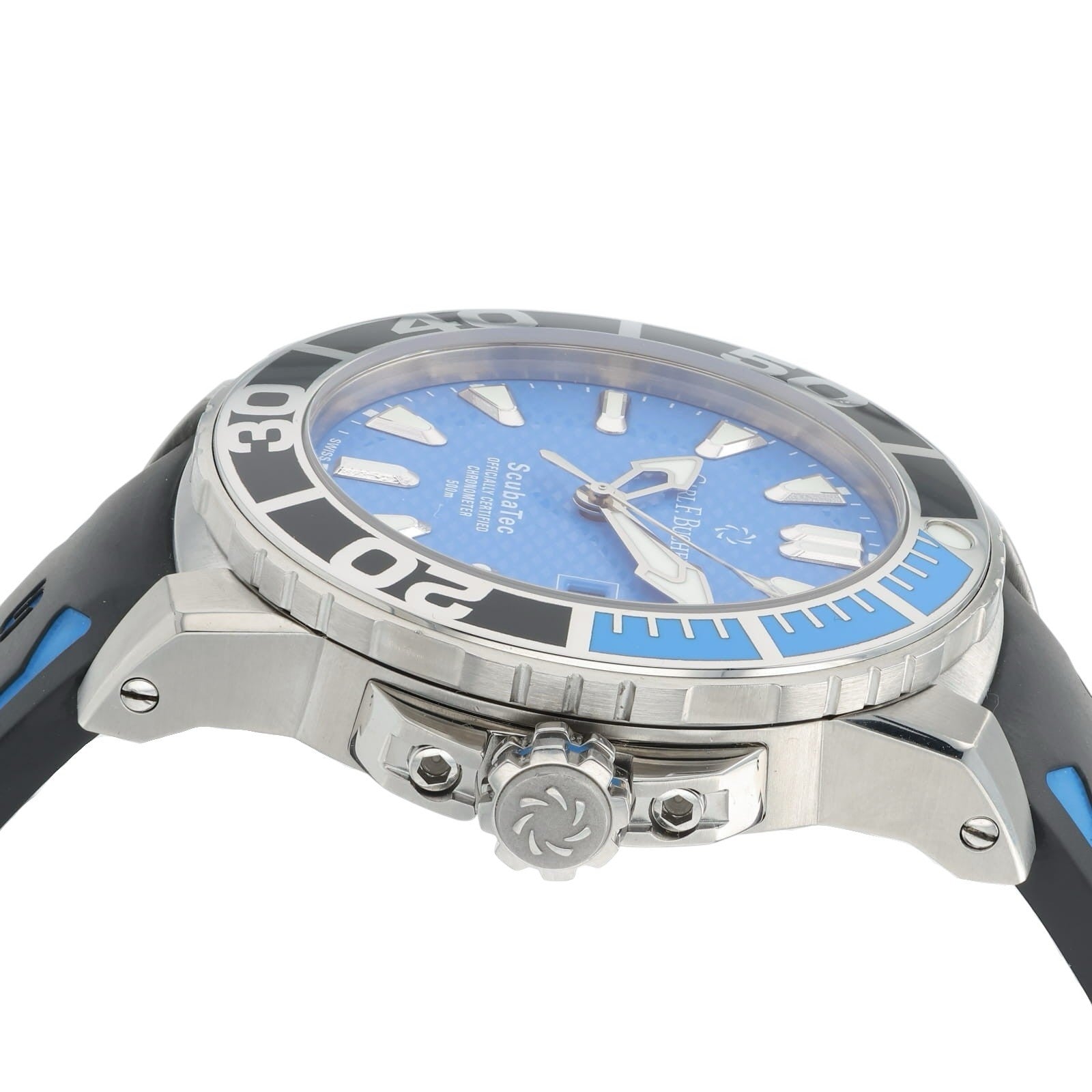 Carl F Bucherer Blue Dial Stainless Steel 44mm Automatic Men’s Watch 10632.23