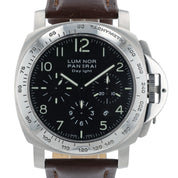 Panerai Luminor Chrono Daylight Black Dial Steel 44mm Automatic Men’s PAM00196