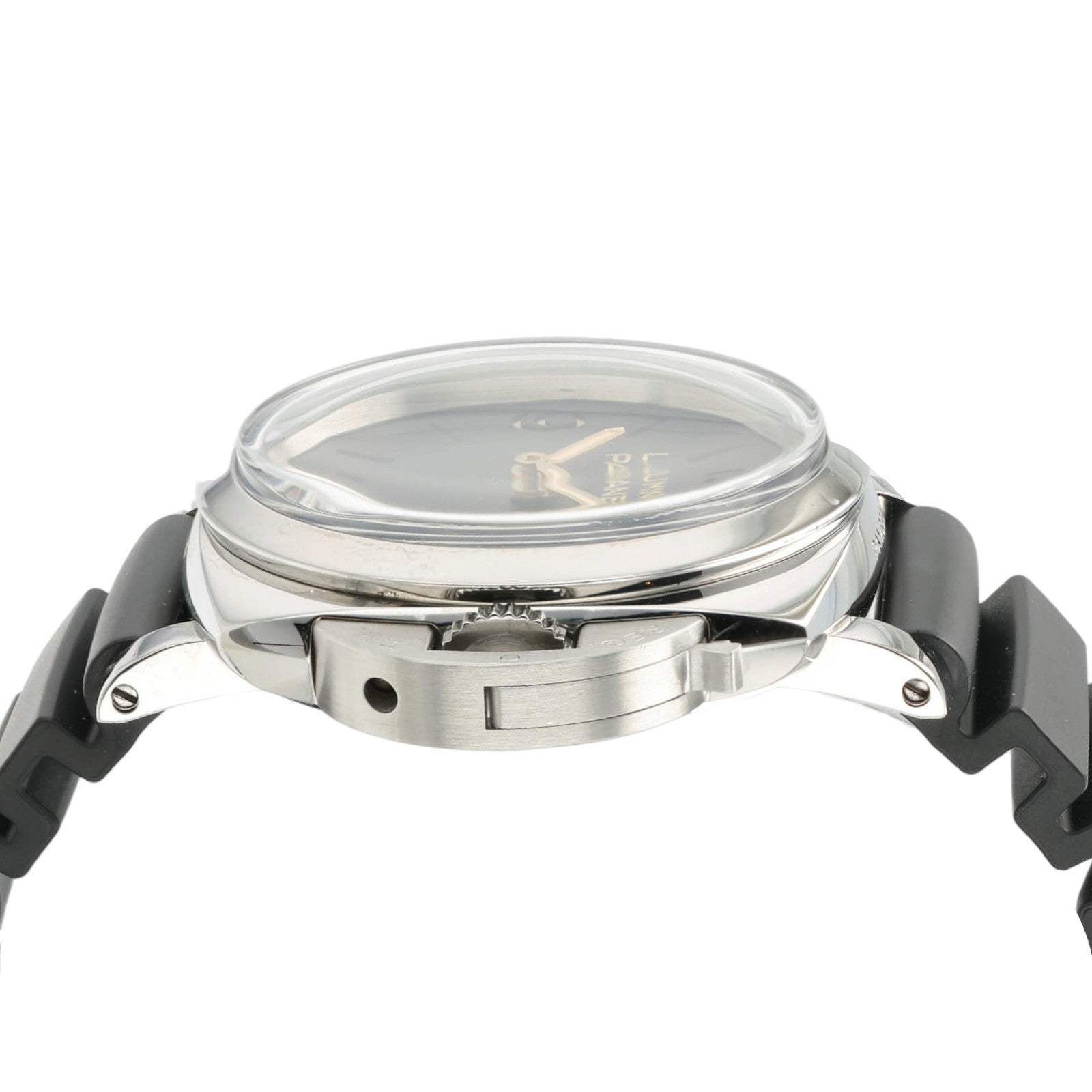 Panerai Luminor Black Dial Stainless Steel 47mm Manual Wind Mens Watch PAM00372