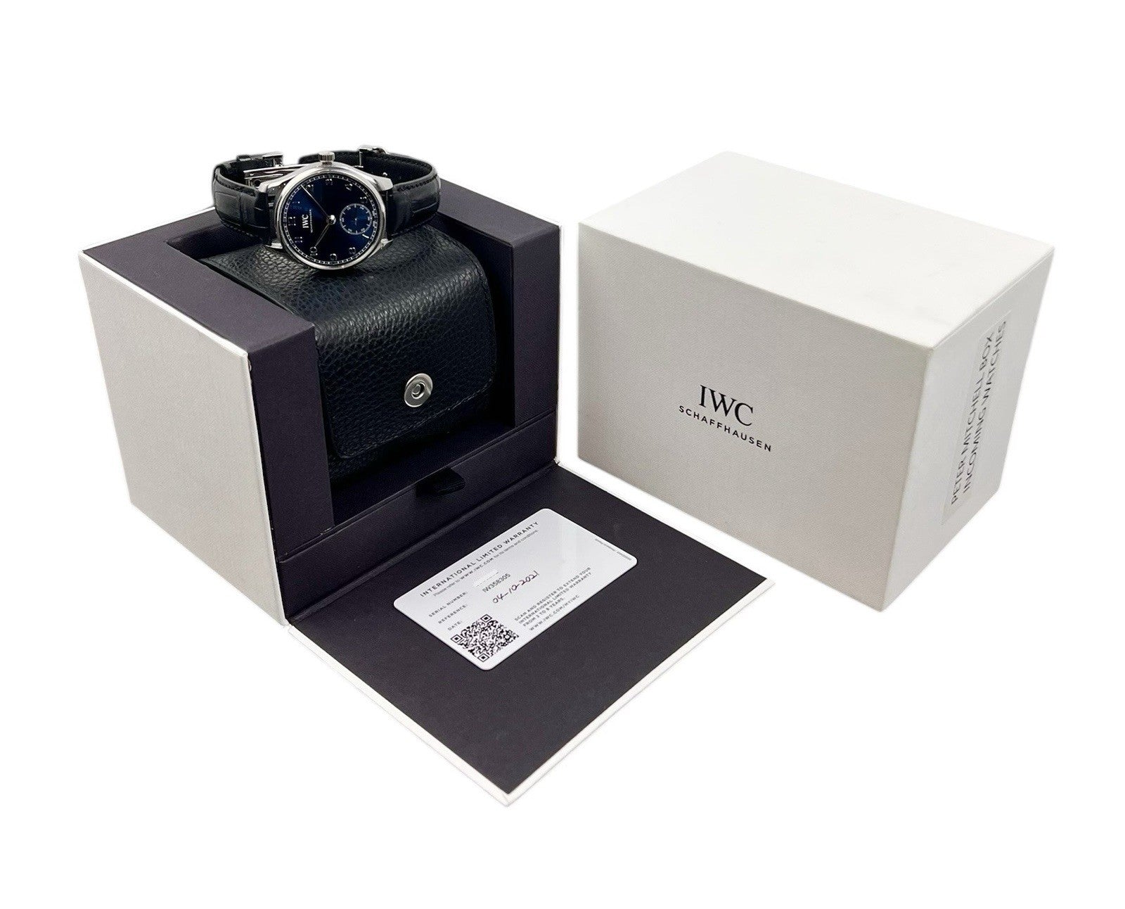 IWC Portugieser Blue Dial Stainless Steel 40mm Automatic Men’s Watch IW358305