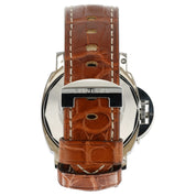 Panerai Luminor GMT Black Dial Steel 44mm Automatic Date Mens Watch PAM00088