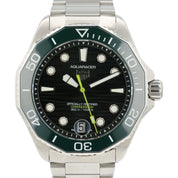 Tag Heuer Aquaracer Green Dial Stainless Steel 42mm Automatic Mens Watch WBP5116