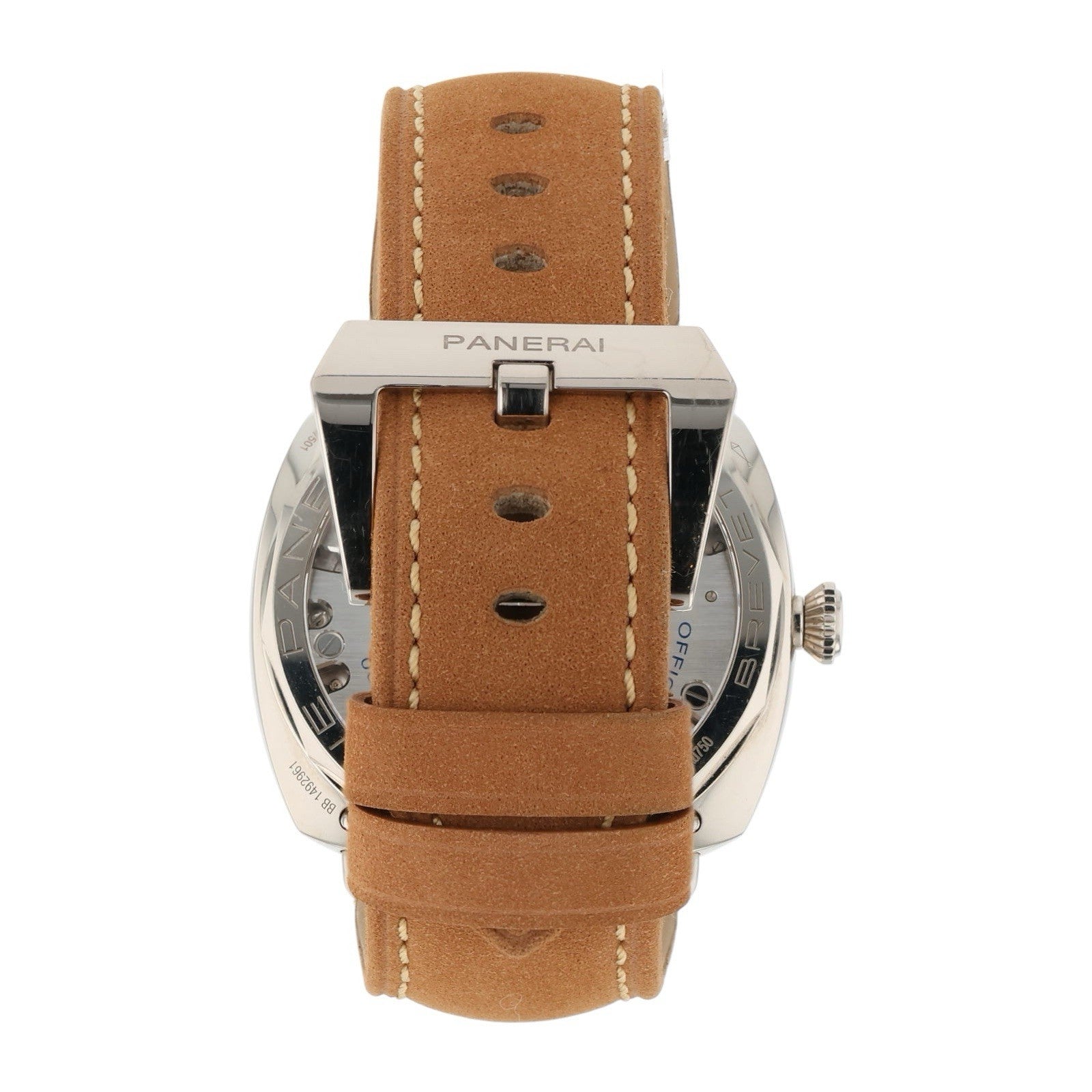 Panerai Radiomir Oro Bianco 18k White Gold Brown Dial 47mm Manual Wind PAM00376