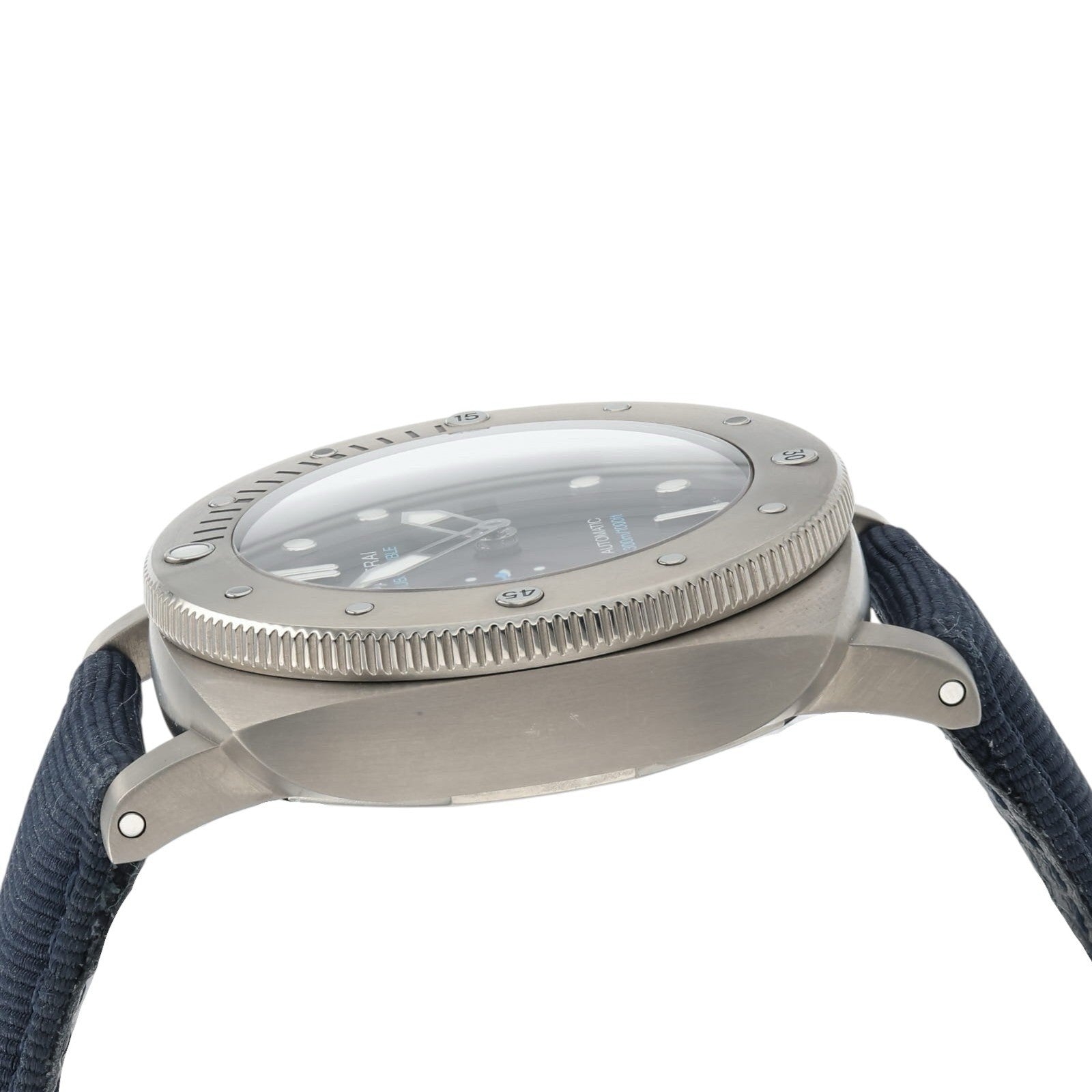 Panerai Submersible Black Dial Titanium 47mm Automatic Movement Mens PAM02305