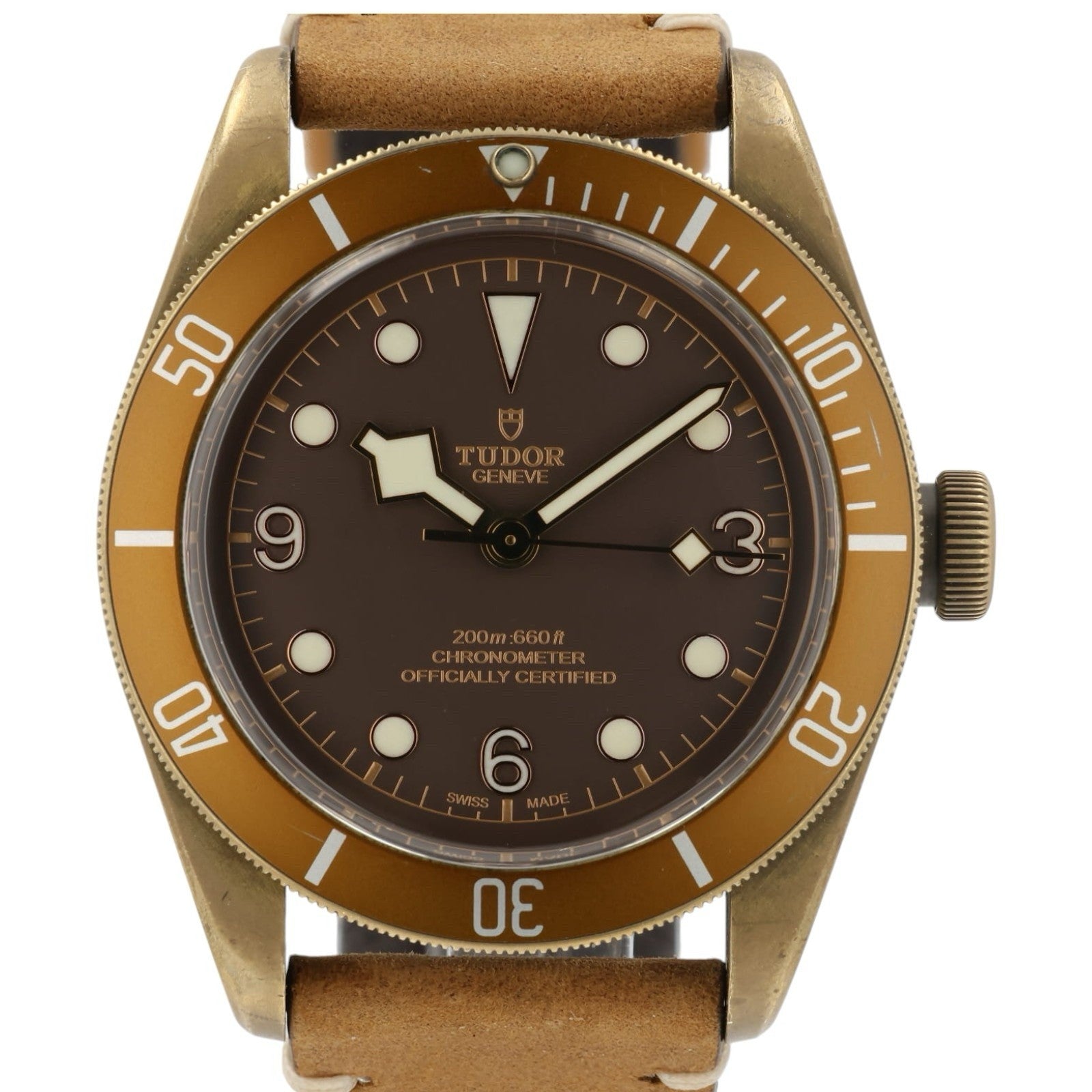 Tudor Black Bay Brown Dial Bronze 43mm Automatic Movement Men’s Watch 79250BM