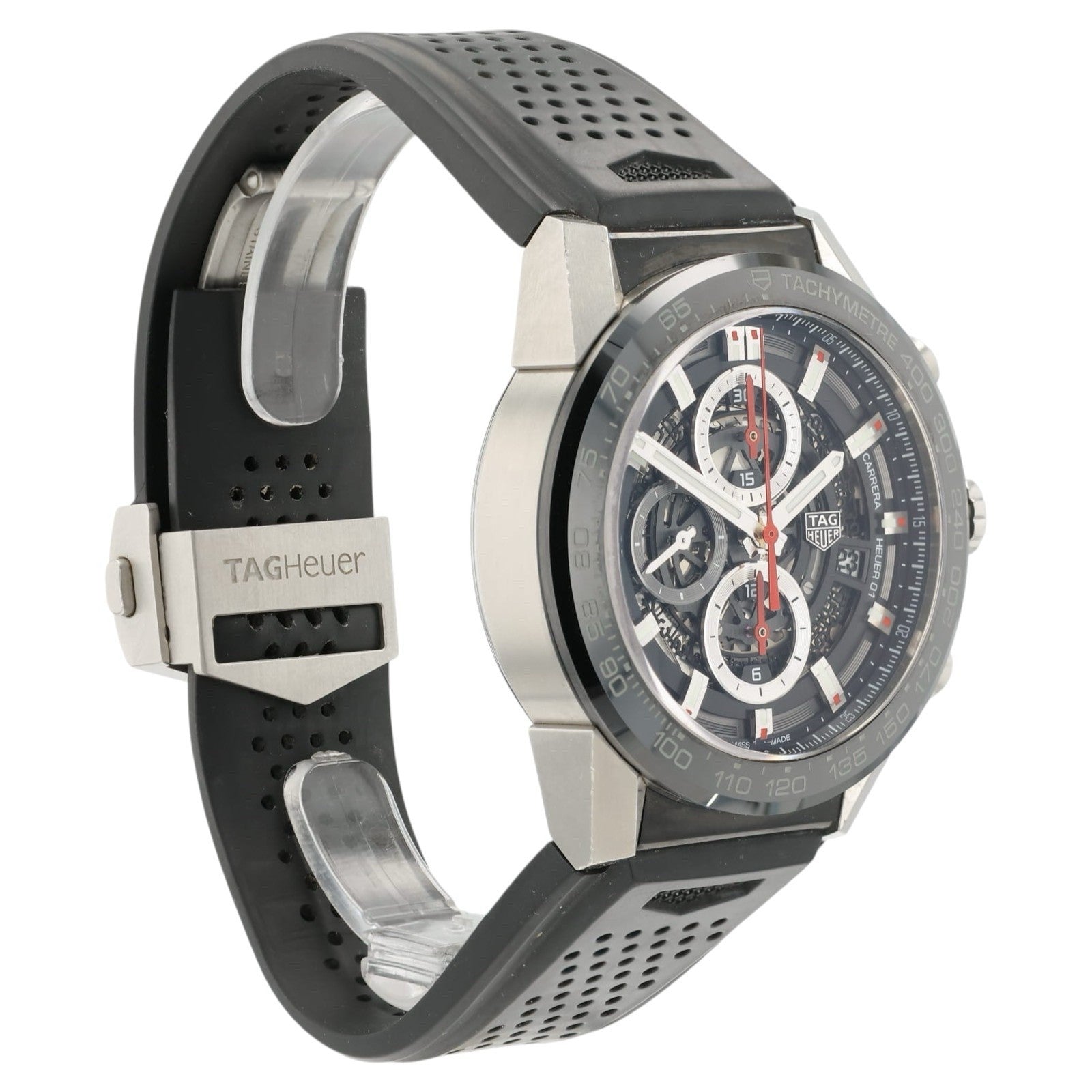Tag Heuer Carrera Skeleton Dial Stainless Steel 43mm Automatic Men’s CAR201V