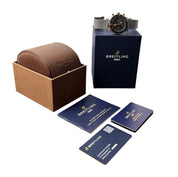 Breitling SuperOcean Black Dial Gold & Steel 44mm Automatic Mens Watch U13313