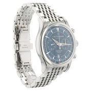Carl F Bucherer Manero Stainless Steel Blue Dial 43mm Automatic Mens 10919.08