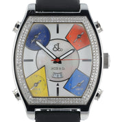 Jacob & Co. Quasar Five Time Zone Multicolor MOP Dial Steel 47mm Quartz Men’s