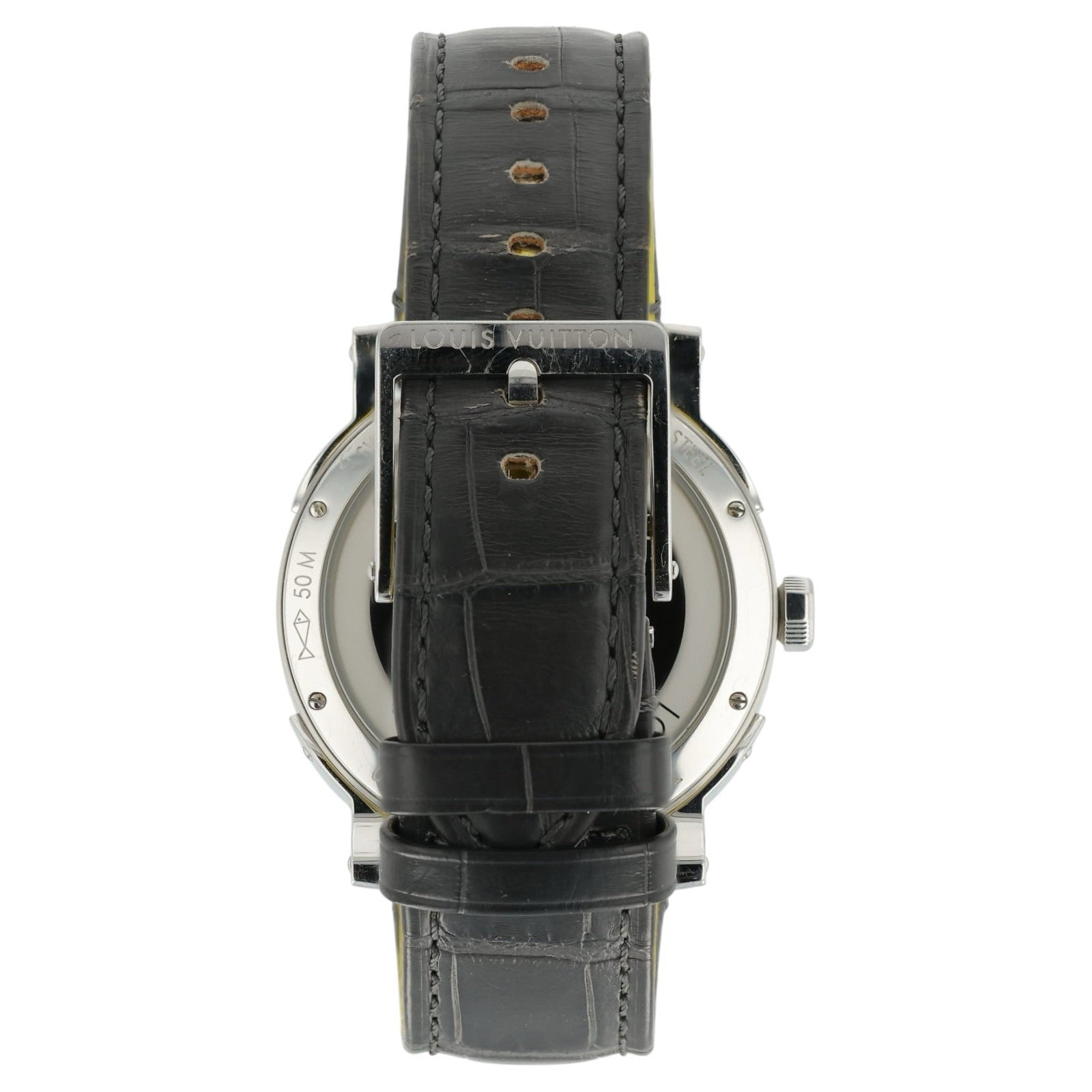 Louis Vuitton World Timer Multi-color Dial Steel 39mm Automatic Mens Watch Q5D20