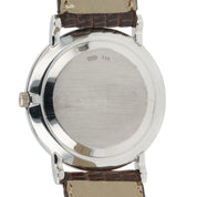 Patek Philippe Calatrava White Dial 18k White Gold 33mm Manual Wind Men’s 3919G
