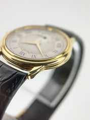 Piaget Gouverneur 18k Yellow Gold Silver Dial 34mm Manual Wind Men's Watch 15968