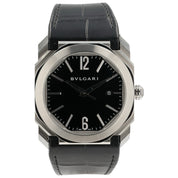 Bulgari Octo Black Dial Stainless Steel 41mm Automatic Movement Mens BGO 41 S